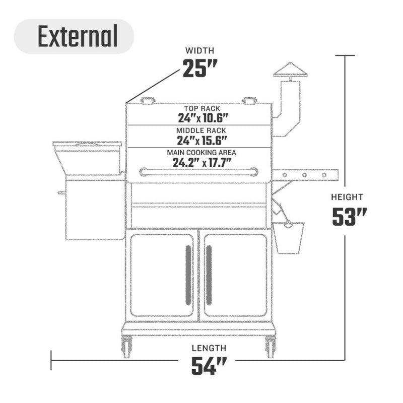 Canadian Spa Bear Electric Wood Pellet Grill & Smoker BBQ